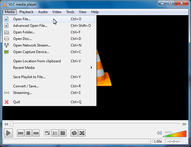 how to crop a video in vlc