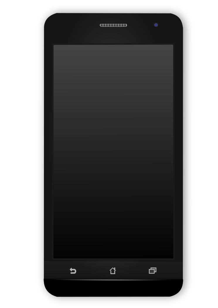 cell phone icon png black