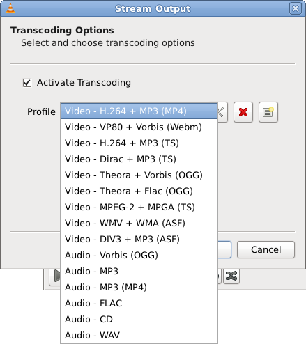 can vlc convert flv files to mpeg